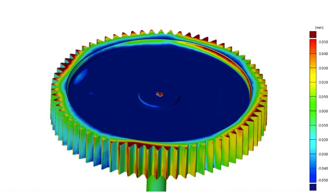 Fl&auml;chenhafte 3D-Erfassung &ndash; Soll-Ist-Vergleich mit Farbabweichkarte