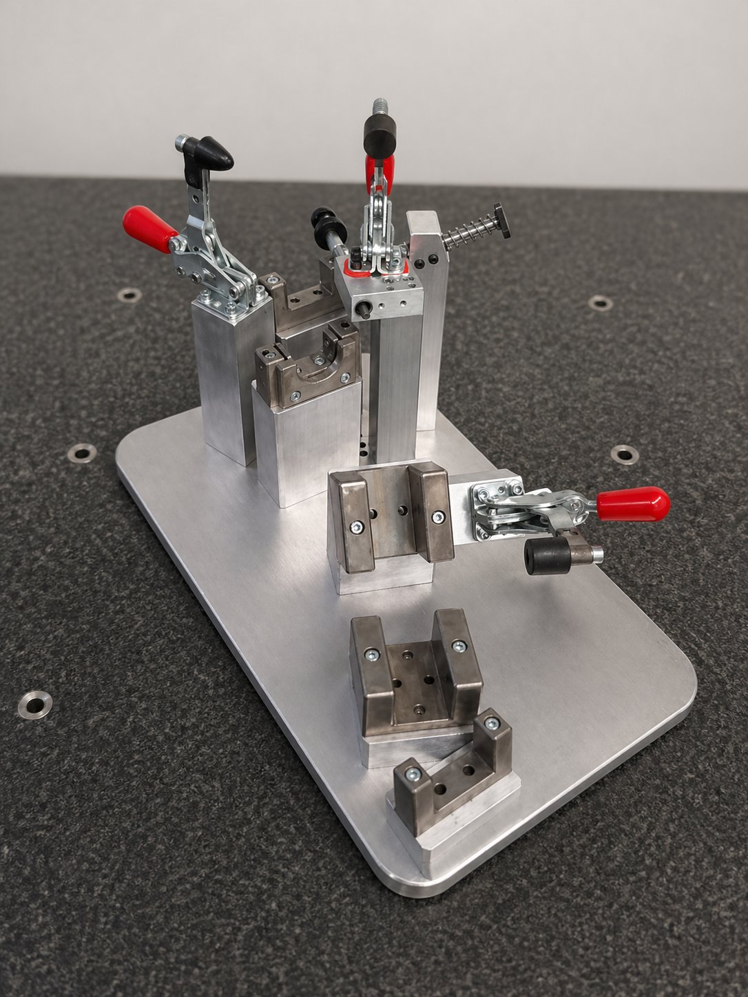 Mess- und Spannvorrichtungen mit Werkstückaufnahmen — DAkkS-akkreditierte KMG-Kalibrierung von Aufnahmen und Vorrichtungen bei 3D Messtechnik KMK GmbH in Offenburg