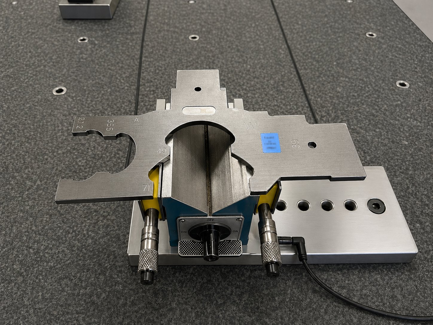 K&ouml;nigszapfen-Verschlei&szlig;lehre auf dem Koordinatenmessger&auml;t &mdash; DAkkS-Kalibrierung KFZ-Pr&uuml;fmittel bei 3D Messtechnik KMK GmbH in Offenburg